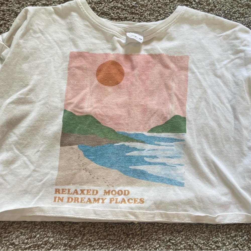 Zara White Tee